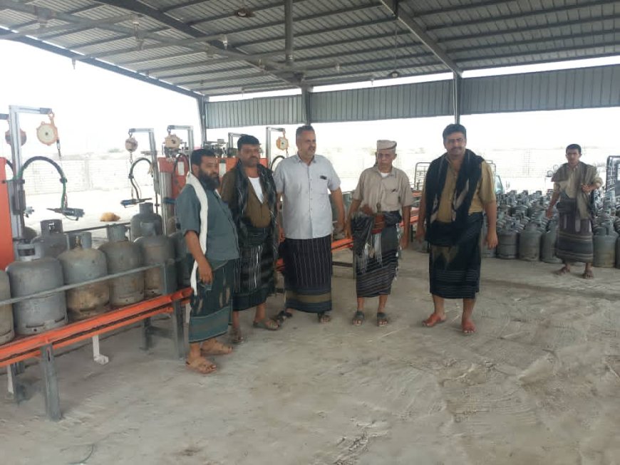 بحضور مدير عام مديرية...افتتاح محطة الوضيع النموذجية للغاز 