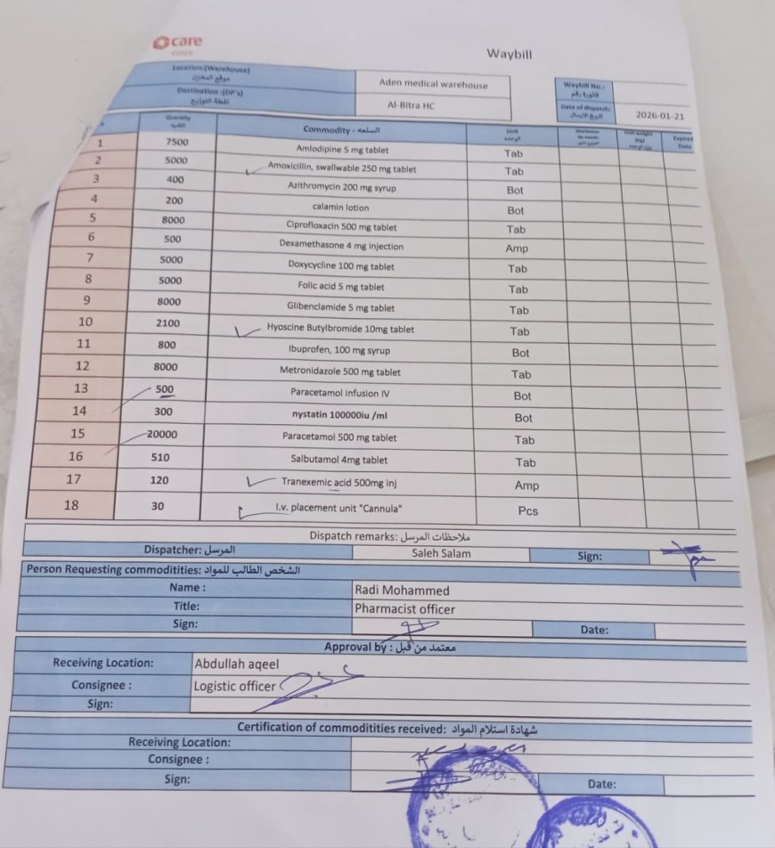 ​بدعم من منظمة "كير".. مركز قرية البيطرة الصحي بتبن يتسلم دفعة أدوية جديدة ويعلن استمرار أعمال التوسعة