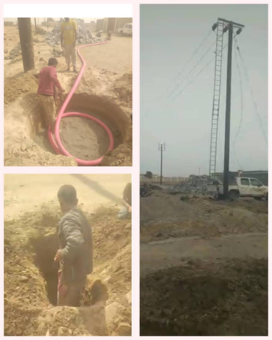 بدء أعمال ربط منظومة الطاقة الشمسية بمحطة كهرباء شقرة