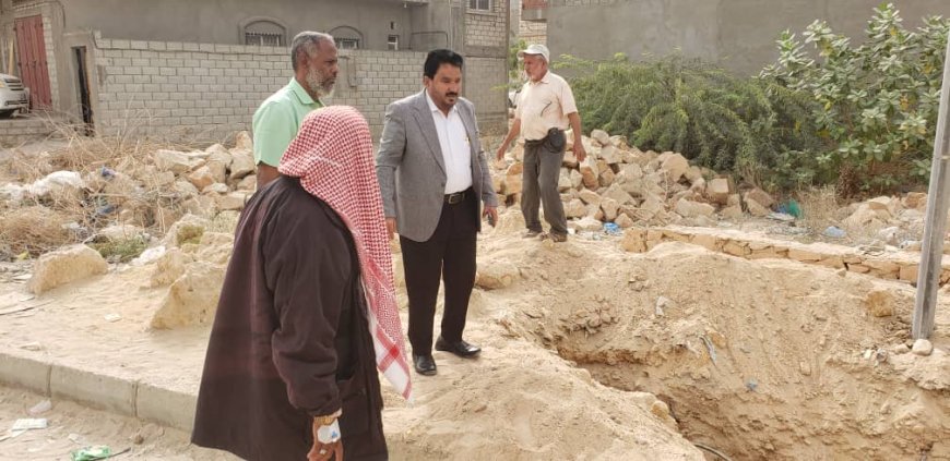 نائب مدير إتصالات ساحل حضرموت يتفقد سير الأعمال في كبينه 27A غرب دار الضيافة ويوجه بسرعة عودة الخدمة