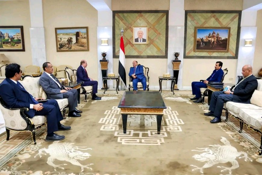 عضو مجلس القيادة الخنبشي يلتقي رئيس الوزراء ويناقش معه ملامح المرحلة القادمة وجهود تطبيع الحياة وتعزيز الاستقرار