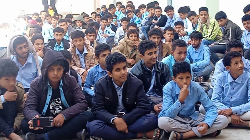 ثانوية سرار يافع تنظم ندوة أدبية وثقافية لطلابها