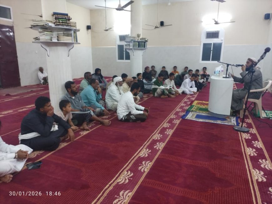 مؤسسة وادي دوعن للتنمية تقيم ندوة بعنوان " وأقبل رمضان "