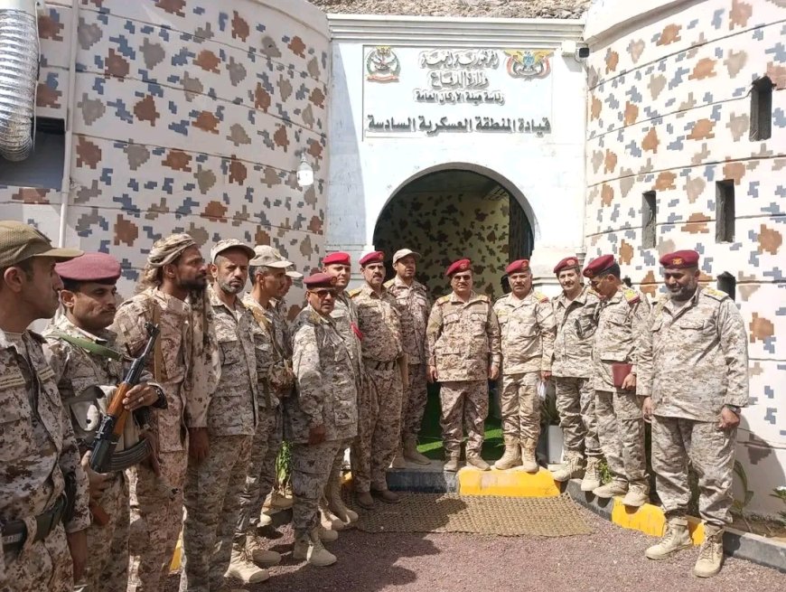 المفتش العام بوزارة الدفاع يتفقد المنطقة العسكرية السادسة ويدشن منشآت عسكرية جديدة