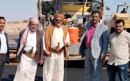 الوكيل الطوسلي يُدشن أعمال السفلتة في مشروع تأهيل المدخل الغربي لمدينة عتق