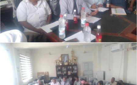 مدير عام تربية أبين يترأس اجتماع مدراء مكاتب التربية بالمديريات ورؤساء الشعب وإدارات التربية بالمحافظة