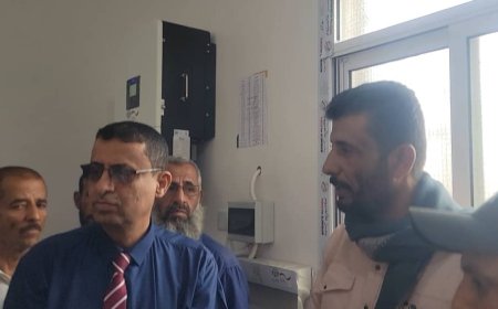 مدير عام صحة لحج يتفقد مستشفى الملاح ويوجّه بتفعيل الأقسام ومحاسبة المتقاعسين