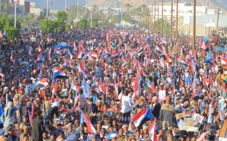 انتقالي حضرموت يدعو أبناء حضرموت الوادي والساحل إلى المشاركة في مسيرة الثبات والصمود عصر الجمعة القادم