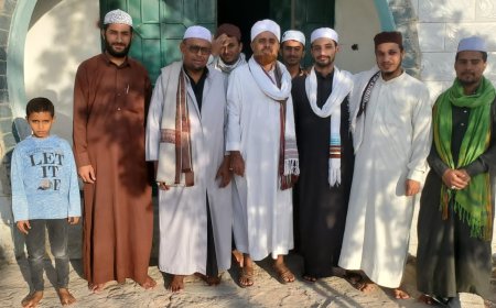 مدير رباط العطاس بالمكلا يلتقي مدير رباط المشهور بعدن