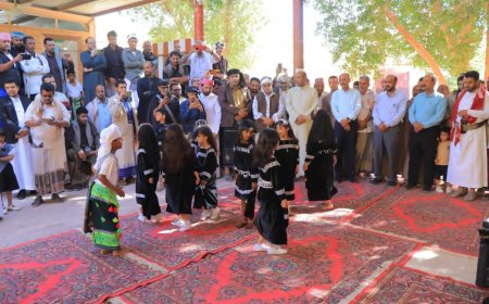 احتفاءً بالذكرى الـ47 لتأسيسها.. مدير تربية القطن يفتتح المعرض التراثي والعلمي والحرفي والأهازيج الشعبية بروضة الأمل 