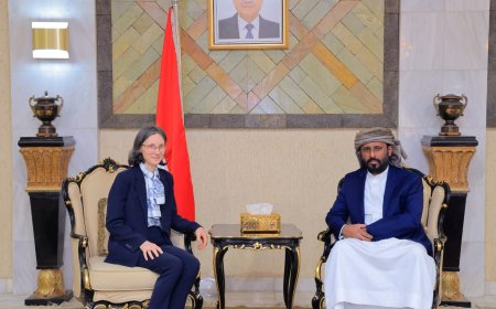 الشيخ بن حبريش يلتقي سفيرة جمهورية فرنسا لدى اليمن