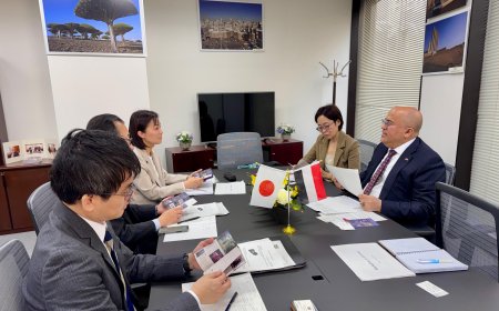 السفير السنيني يجري مباحثات مع الوكالة اليابانية للتعاون الدولي "جايكا"