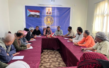 تنفيذية انتقالي وادي وصحراء حضرموت تعقد اجتماعاً استثنائياً لاستكمال التحضيرات للمسيرة الشعبية الكبرى في سيئون