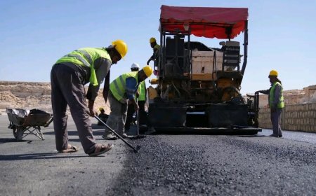 الانتهاء من أعمال سفلتة وتأهيل أجزاء من ساحة جمارك شحن وبلوغ نسبة الإنجاز 90٪