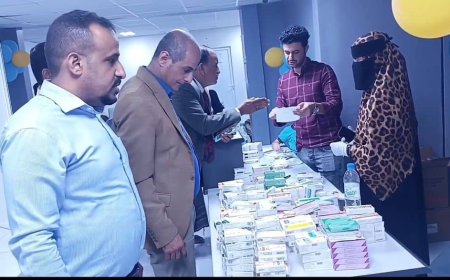 الصحة تختتم المخيم الطبي المجاني  للأمراض الباطني في مستشفى الجزيرة بالمنصورة بعدن