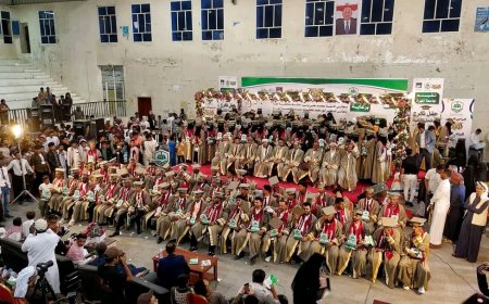 برعاية رئيس مجلس القيادة الرئاسي فخامة الدكتور رشاد العليمي.. جامعة المهرة تحتفل بتخرج الدفعة الثانية لـ 215 طالباً وطالبة