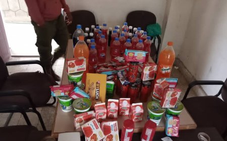 مكتب الأشغال بزنجبار يضبط مواد غذائية منتهية الصلاحية في سوق المدينة