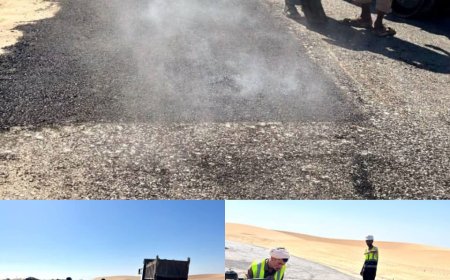 مدير عام رضوم يُثمن جهود المحافظ "ابن الوزير" وصندوق صيانة الطرق في تأهيل الخط الدولي