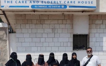 عدن: مبادرة "نماء" تقوم بزيارة إنسانية لدار رعاية العجزة والمسنين