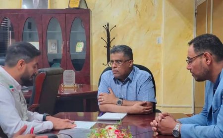 وكيل أول محافظة عدن يبحث مع جمعية العون المباشر الكويتية التعاون المشترك لتعزيز مصادر إنتاج المياه