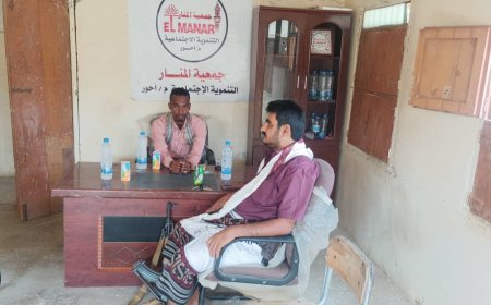 رئيس عمليات اللواء 111 يطلع على أنشطة جمعية المنار التنموية بأحور