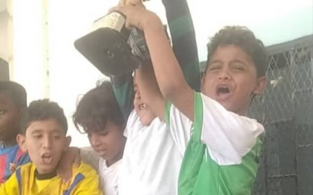 ختام دوري كرة القدم للصفوف الدنيا بمدرسة الشهيد ناجي بودر