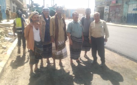 مدير عام لودر يتفقد إصلاح وسفلتة شوارع المدينة ويشيد بجهود مؤسسة الناصر وشباب المبادرة