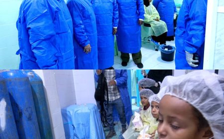 بدعم كويتي.. أمين عام المجلس المحلي بأبين يدشن مخيم جراحي مجاني لاستئصال اللوزتين في مستشفى زنجبار العام