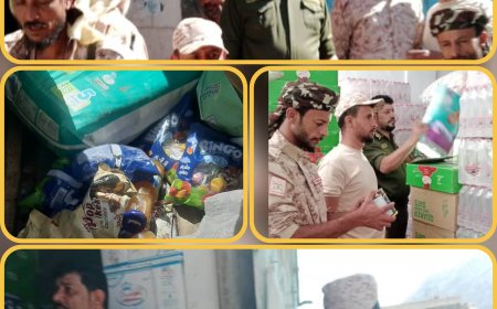 إدارة الإسكان وأمن يافع رُصُد ينفذون حملة تفتيش على التوالف بسوق رُصُد