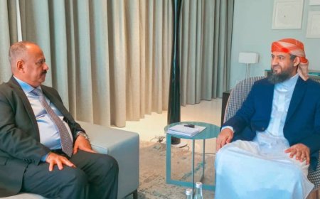 لقاء المحرمي بوزير النقل يضع تطوير النقل والبنية التحتية في صدارة الأولويات