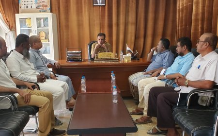 مدير عام مديرية القطن يلتقي مندوبي مؤسسة صلة للتنمية و مؤسسة حضرموت تنمية بشرية