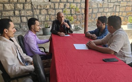 اشتراكي تعز يلتقي برابطة الجرحى ومبادرة "حقك" ويناقش أوضاعهم وسبل المعالجة.