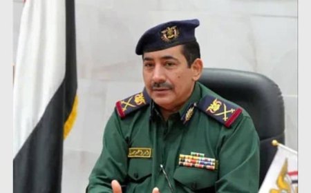 مدير إدارة أمن المحفد يهنئ اللواء الركن ابراهيم حيدان بمناسبة تجديد الثقة له في قيادة وزارة الداخلية