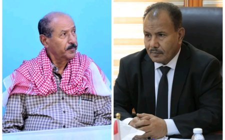 العامري يهنئ بارباع بمناسبة صدور القرار الجمهوري بتعيينه وكيلاً لشؤون الوادي والصحراء