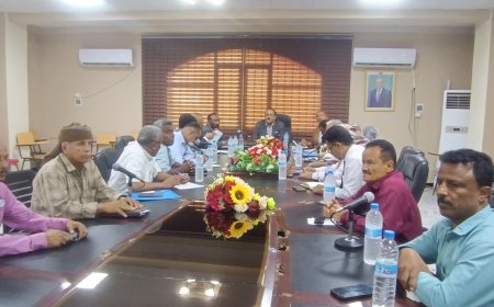 الصلاحي يلتقي فريق برنامج الغذاء العالمي لمناقشة أوضاع المديريات وبرنامج التحويلات النقدية في لحج