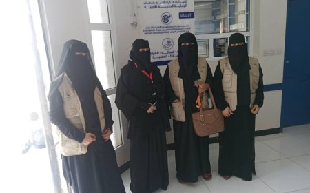 نزول إشرافي لمديرة إدارة التثقيف الصحي بلحج لتفقد سير عمل مشروع نوادي الأمهات بمركز ام جاسم والفيوش