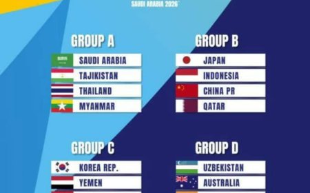 منتخبنا للناشئين يواجه كوريا الجنوبية وفيتنام والإمارات في كأس آسيا 2026