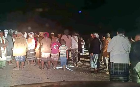 جموع غفيرة تشيع جثمان مدير مكتب الشؤون الاجتماعية والعمل بمديرية لودر إلى مثواه الاخير بقرية الخديرة