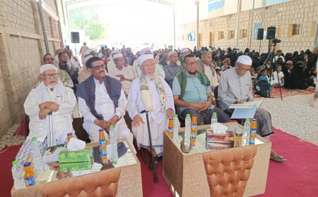 بحضور مدير عام مديرية تريم اختتام الأنشطة اللاصفية بمركز النور لذوي الاحتياجات الخاصة