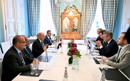 رئيس مجلس القيادة يبحث مع رئيس وزراء هولندا الدعم الأوروبي لإنهاء التهديد الإرهابي الحوثي