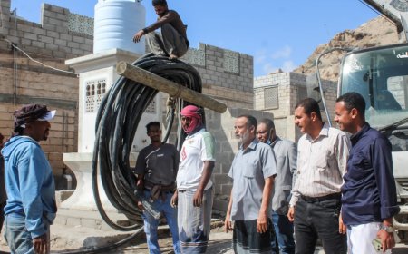 مدير عام بروم ميفع يتفقد أعمال تحسين شبكة التيار الكهربائي بمدينة بروم