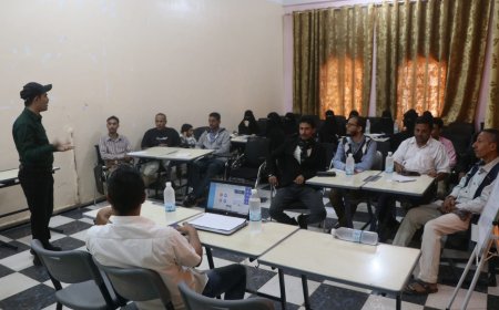 منتدى القشم يقيم ورشة أساسيات التصوير والتحرير الصحفي في الضالع