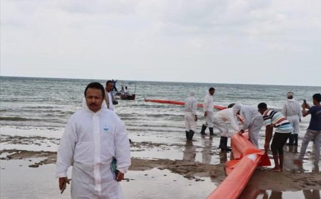 عدن تطلق برنامجًا وطنيًا لتعزيز الجاهزية لمواجهة التلوث النفطي بسلسلة تدريبات ميدانية