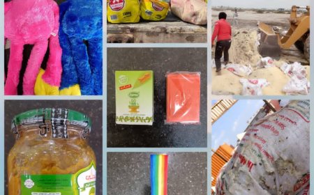 هيئة المواصفات  ترفض دجاج مجمد فاسد والعاب اطفال بأشكال مخيفة ومنتجات تحمل شعار المثليين بعدن