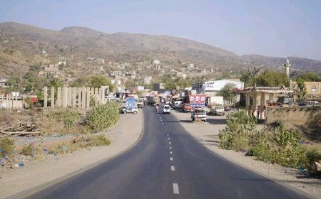 طريق تعز – التربة: الاستلام النهائي لمقطعين من مشروع الصيانة بتمويل صندوق الطرق بعدن