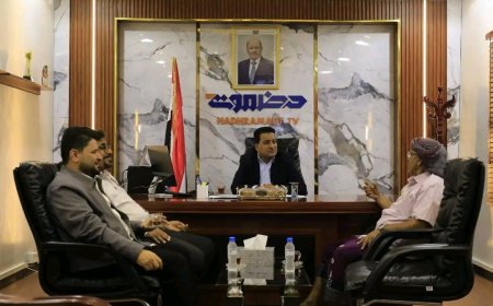رئيس قطاع تلفزيون حضرموت يبحـث مع بن دول التعاون والخارطة البرامجية الرمضانية