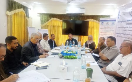 مكتب تنسيق الاعمال المتعلقه بالالغام [YMACC] يعقد اجتماعه الدوري مع الشركاء المنفذين واصحاب المصلحة