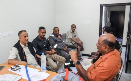 مدير عام بروم ميفع يناقش مع مستشار وزير الكهرباء إيصال وربط مناطق المديرية بالتيار الكهربائي