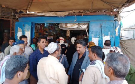 المعلم وباسندوه ينفذان نزولًا ميدانيًا إلى أسواق مدينة جعار