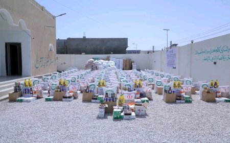 أمين عام محلي المهرة يدشن مشروع السلة الغذائية والتمور لمؤسسة الشوكاني لشهر رمضان 1447هـ